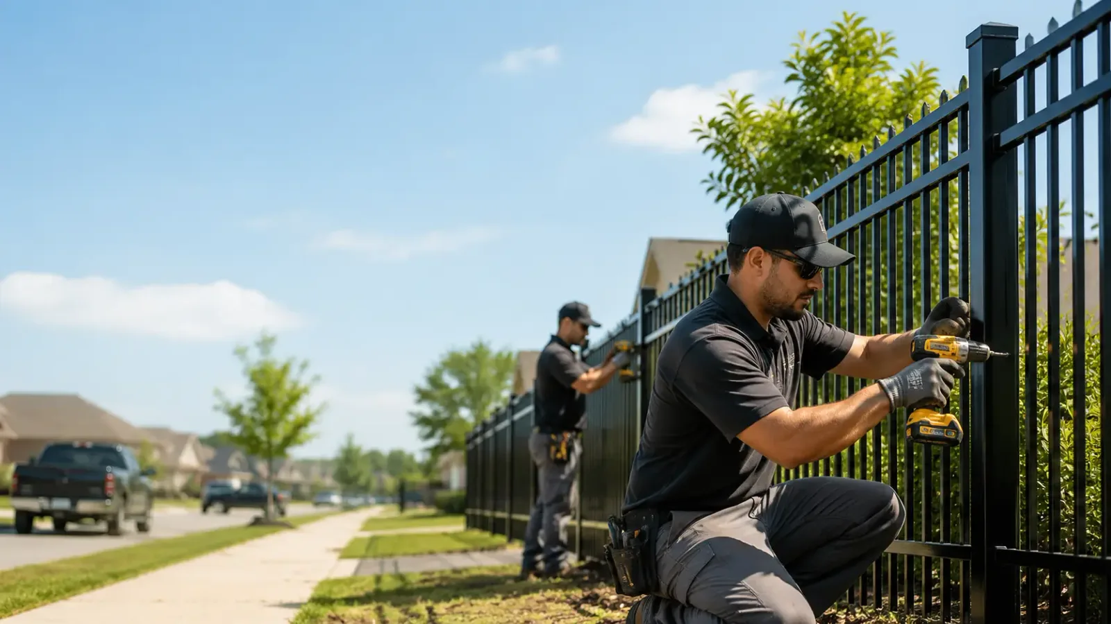 Metal Fence Installation in Sterling, OH